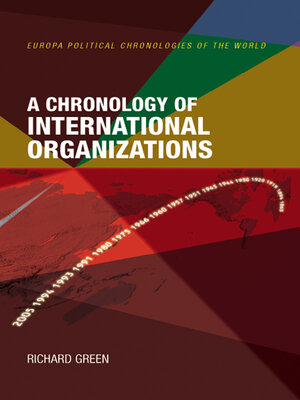 cover image of A Chronology of International Organizations